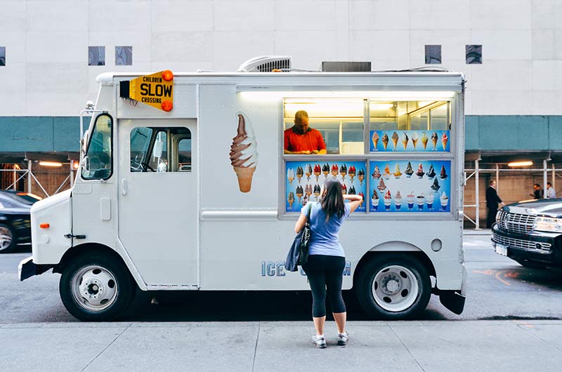 Hiring an Ice Cream Truck in Brisbane for any type of event.